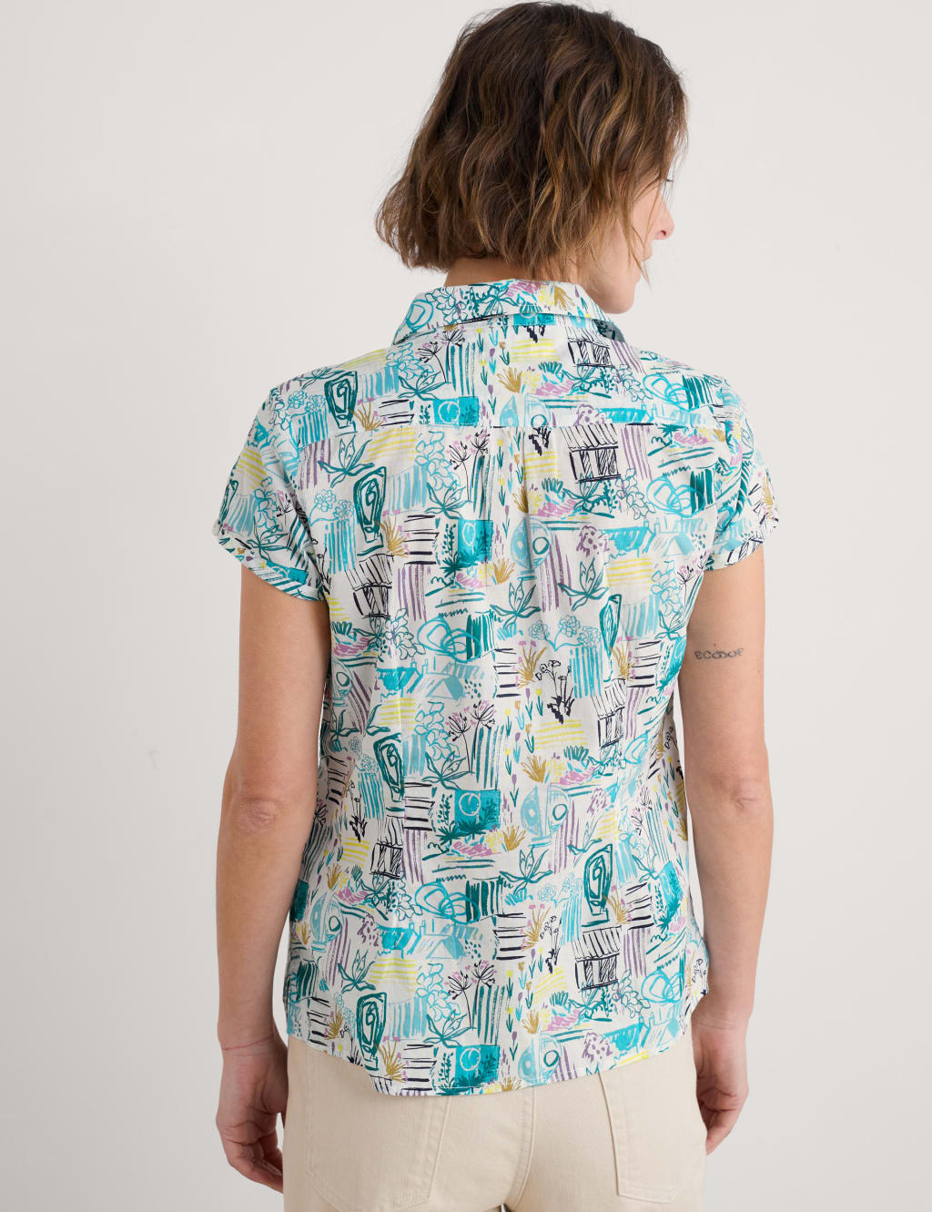 Pure Cotton Printed Shirt 4 of 4