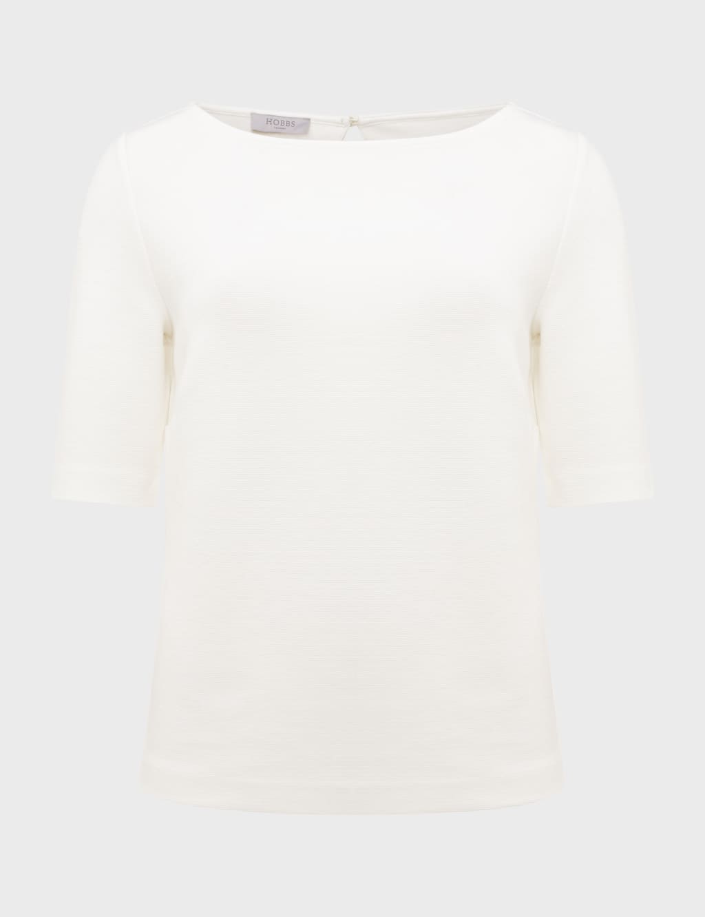 Cotton Blend Crew Neck Top 2 of 4