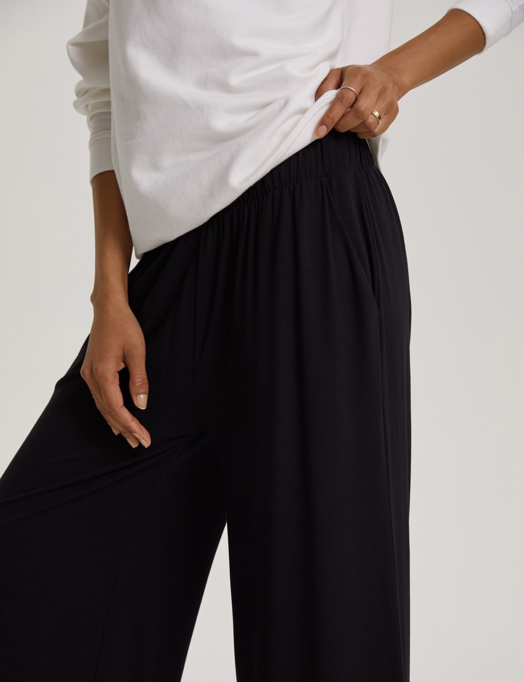 Cropped palazzo discount