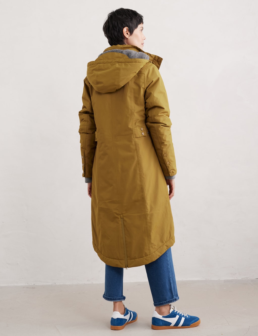 Waterproof Hooded Longline Parka