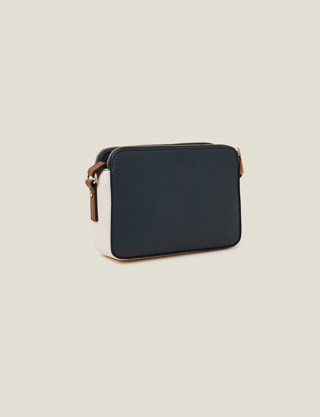 Faux Leather Colour Block Cross Body Bag 3 of 4