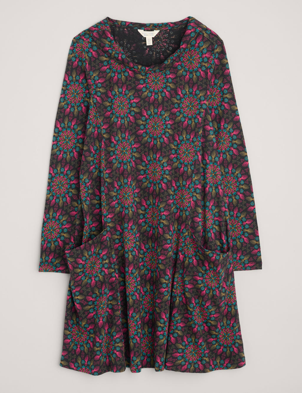 Pure Cotton Printed Knee Length Swing Dress Seasalt Cornwall M S