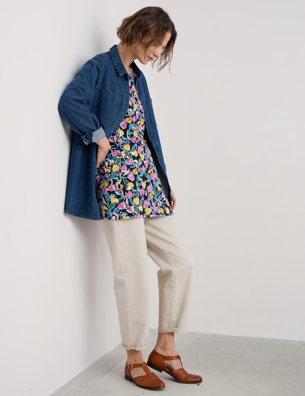 Cotton Rich Floral Tunic 3 of 4