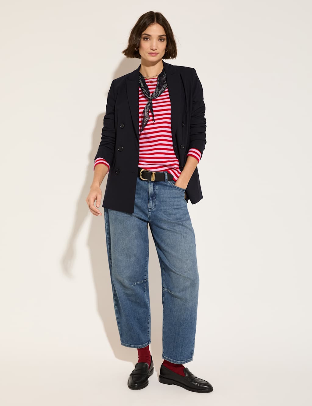 Pure Cotton Striped Top 3 of 3