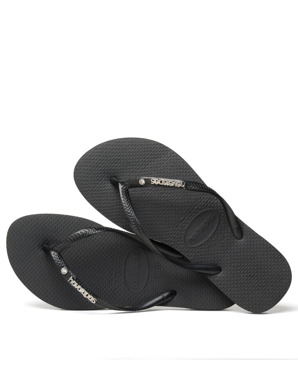 Slim Crystal Flip Flops 3 of 5