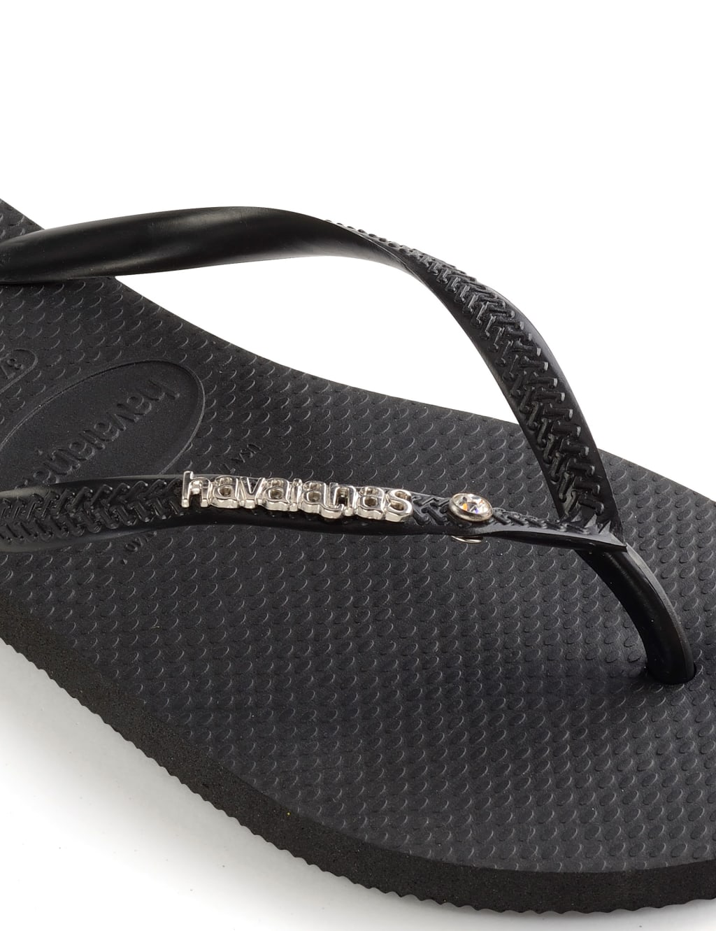 Slim Crystal Flip Flops 5 of 5