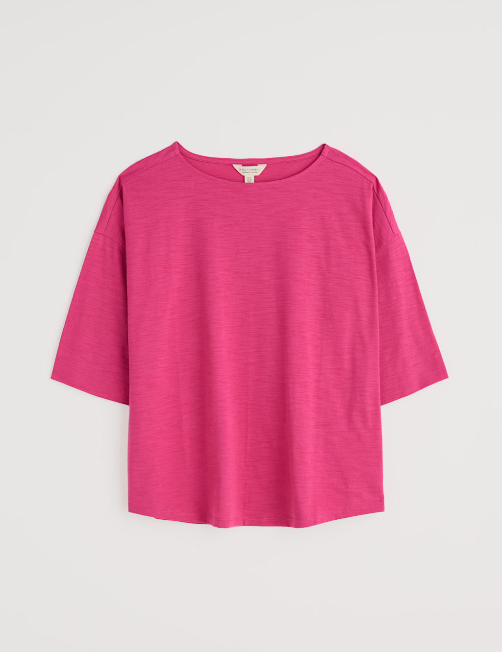 Pure Cotton Slash Neck Relaxed T-Shirt 2 of 4