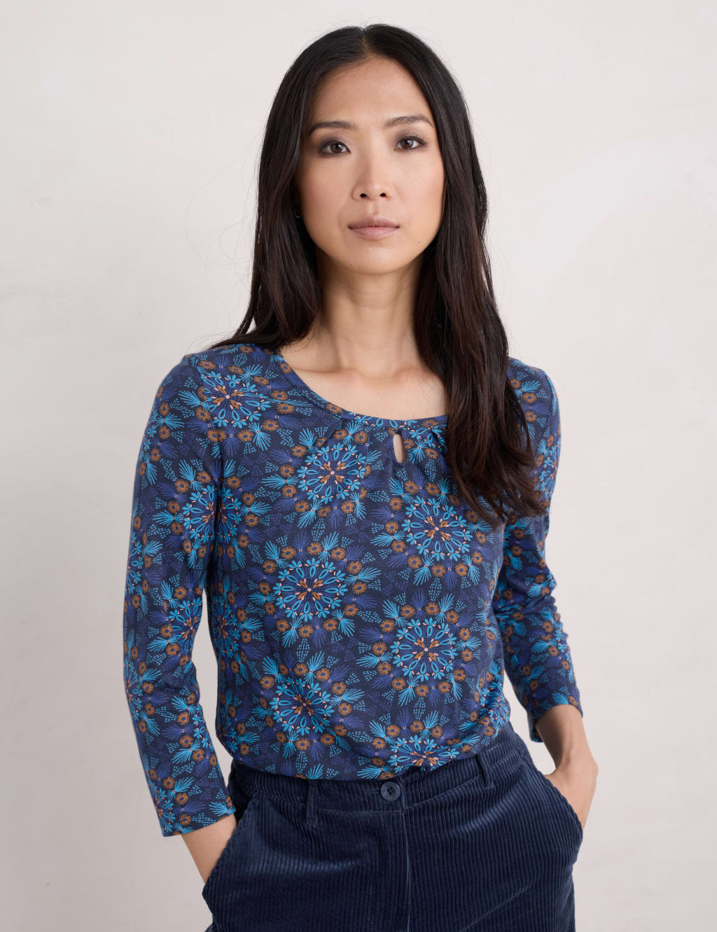 Cotton Blend Printed Tunic 1 of 4