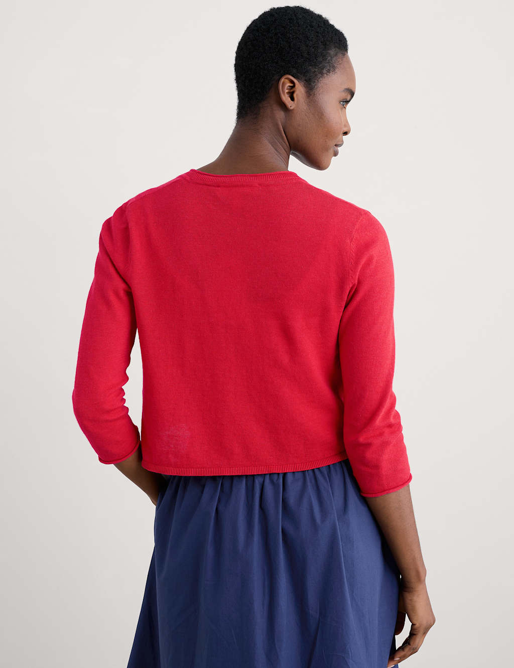 Pure Cotton Edge to Edge Cardigan 3 of 4