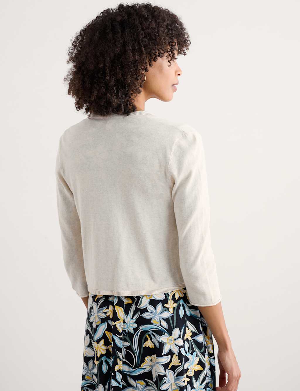 Pure Cotton Edge to Edge Cardigan 4 of 4
