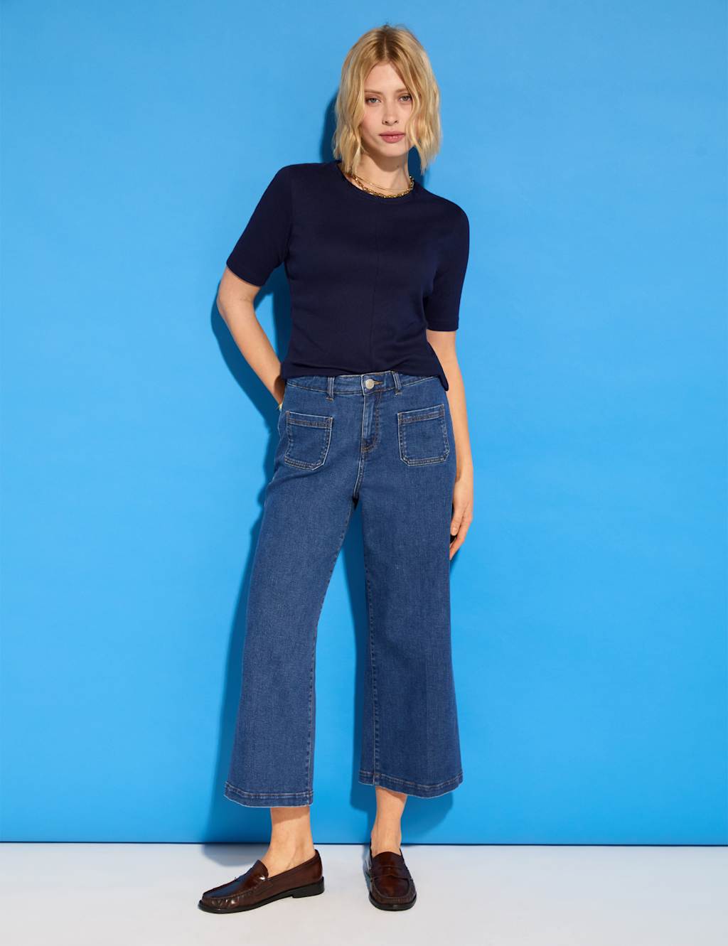 Pure Cotton Crew Neck Top 5 of 5