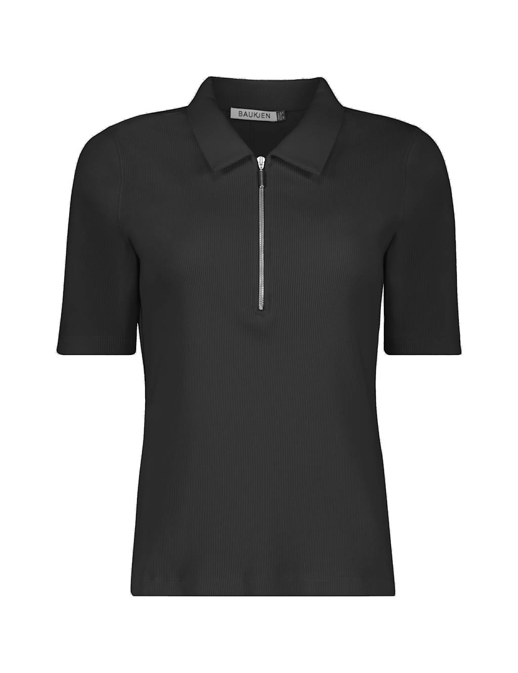 Pure Cotton Collared Half Zip Top 2 of 4