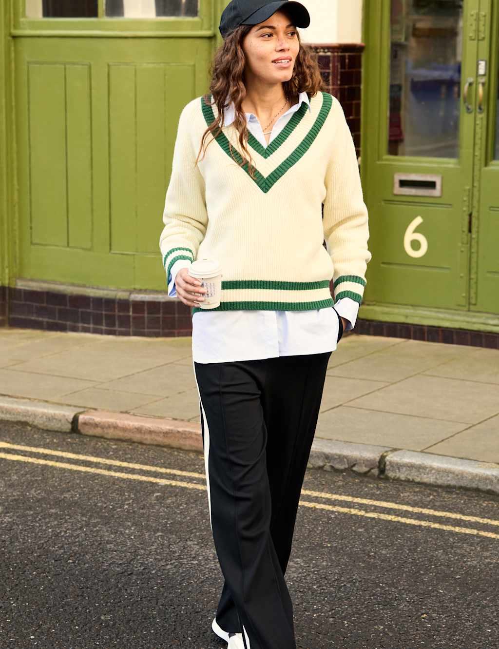 Pure Wool V-Neck Jumper 3 of 4