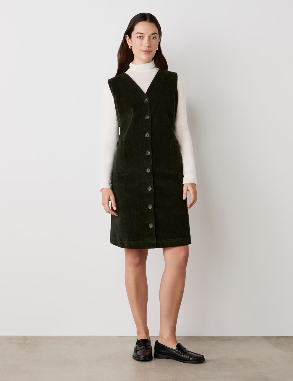 M&s khaki dress clearance