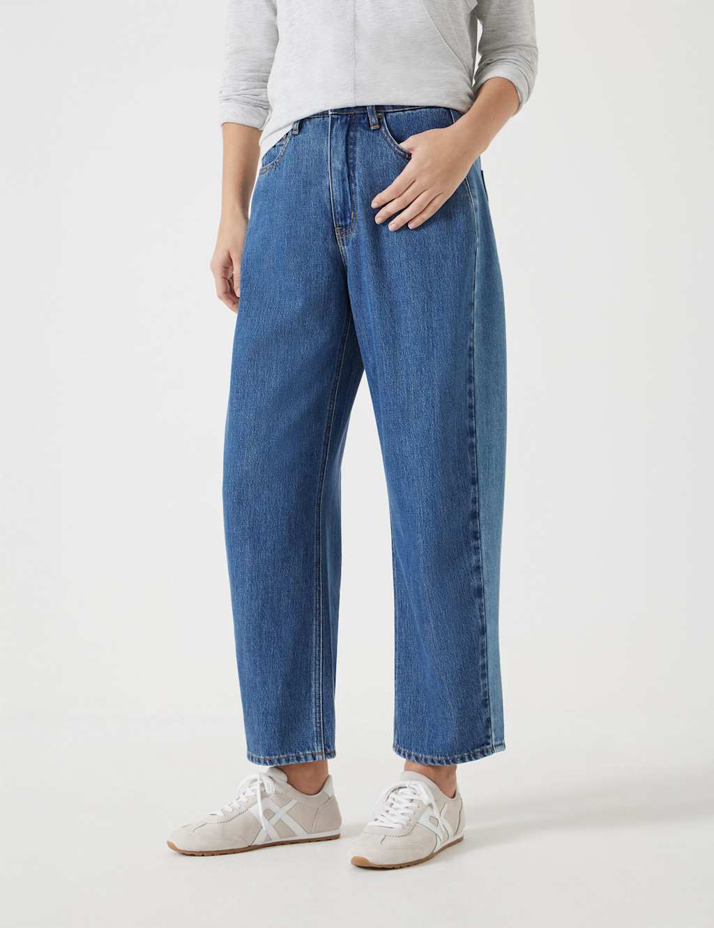 Mid Rise Barrel Leg Jeans 5 of 5