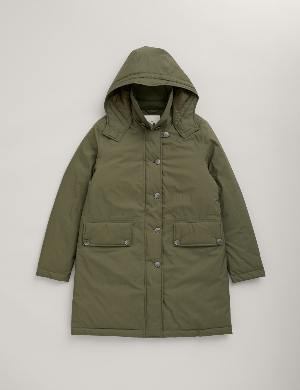 Waterproof Padded Hooded Longline Raincoat Seasalt Cornwall M S