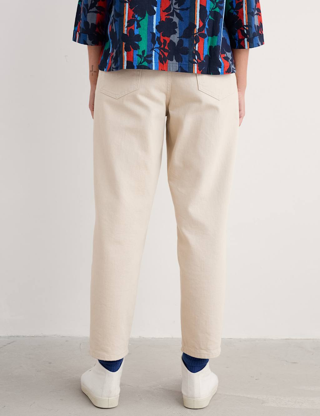 Mom Mid Rise Ankle Grazer Jeans 3 of 4
