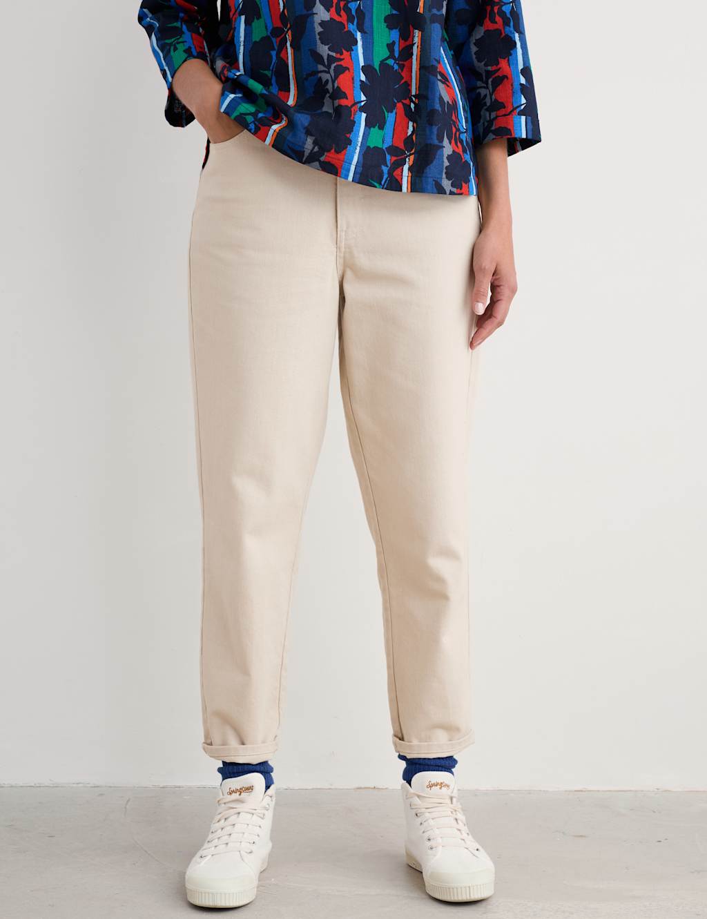Mom Mid Rise Ankle Grazer Jeans 4 of 4