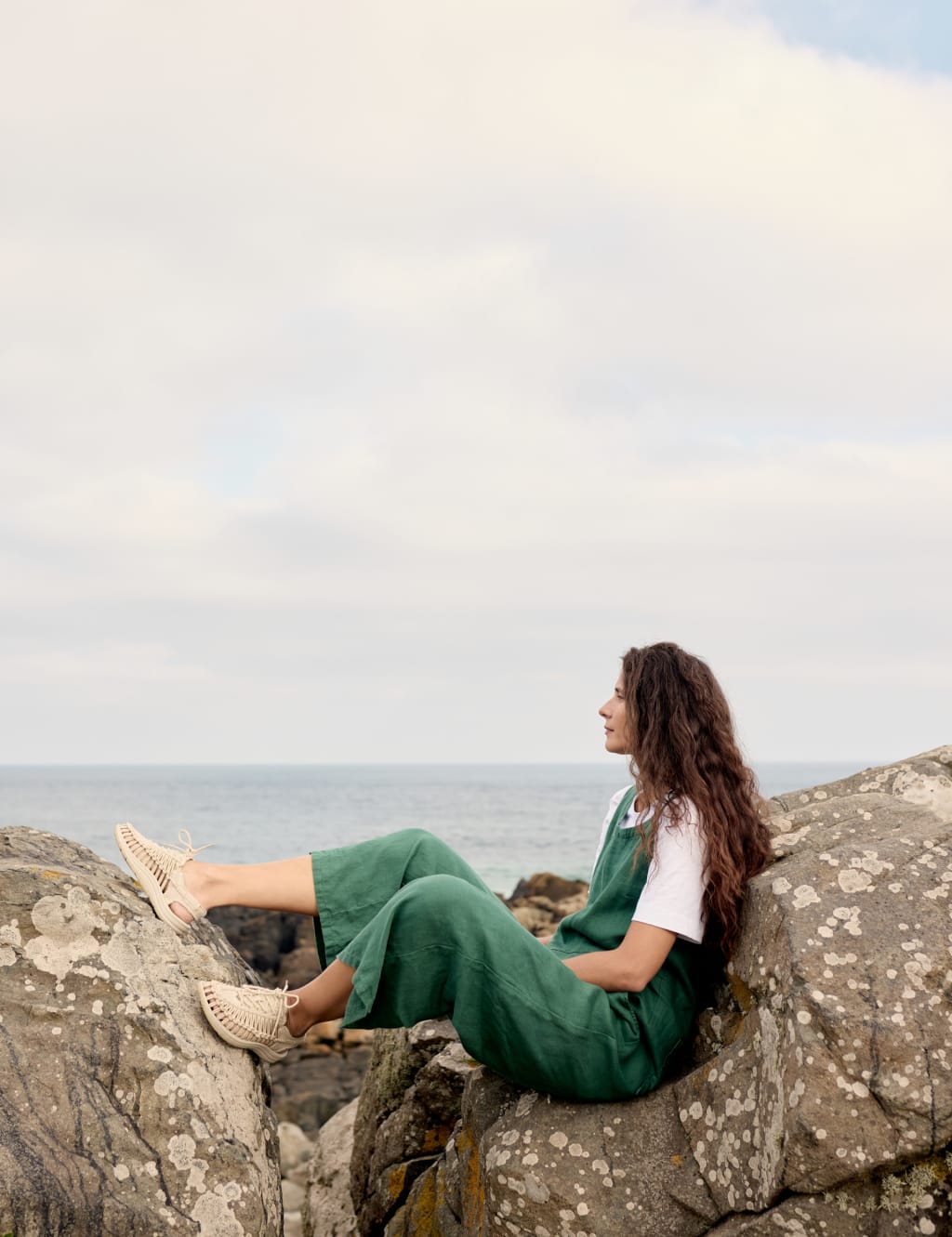 Pure Linen Sleeveless Jumpsuit 3 of 5