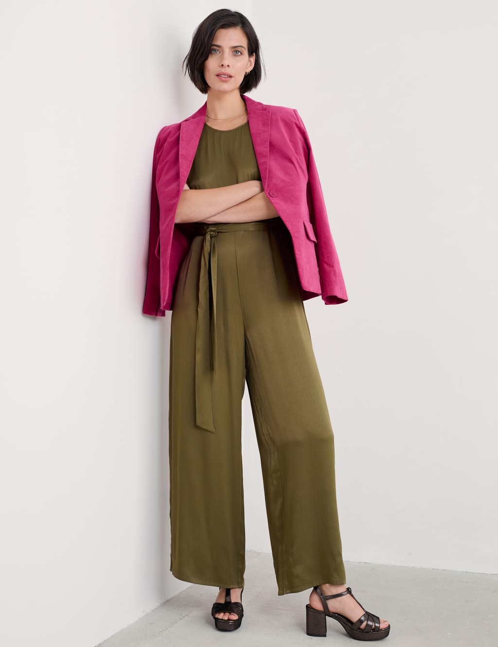 Tie Detail Sleeveless Jumpsuit 3 of 4