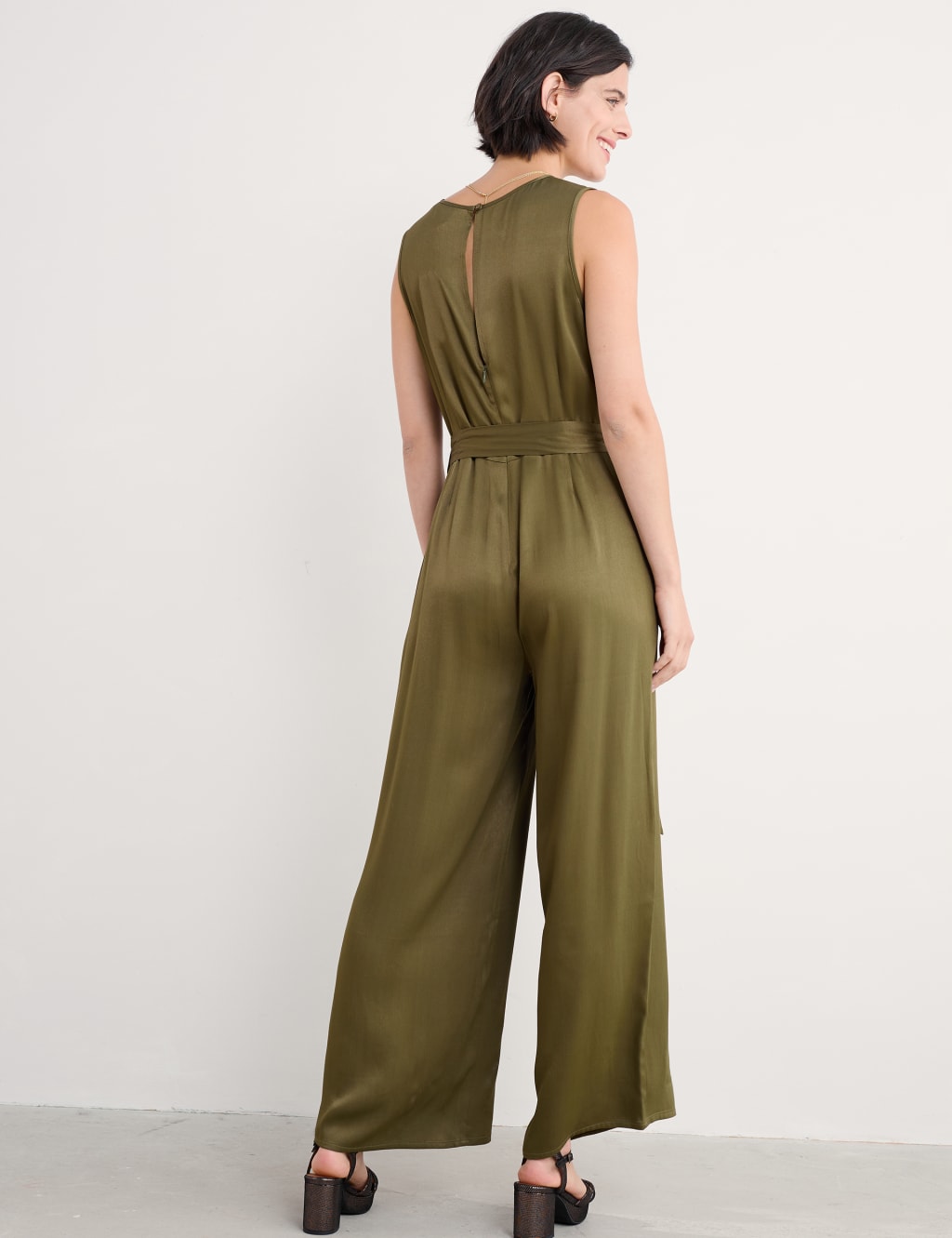 Tie Detail Sleeveless Jumpsuit 4 of 4
