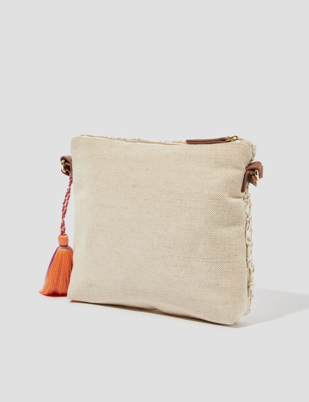 Pure Cotton Crochet Cross Body Bag 3 of 4