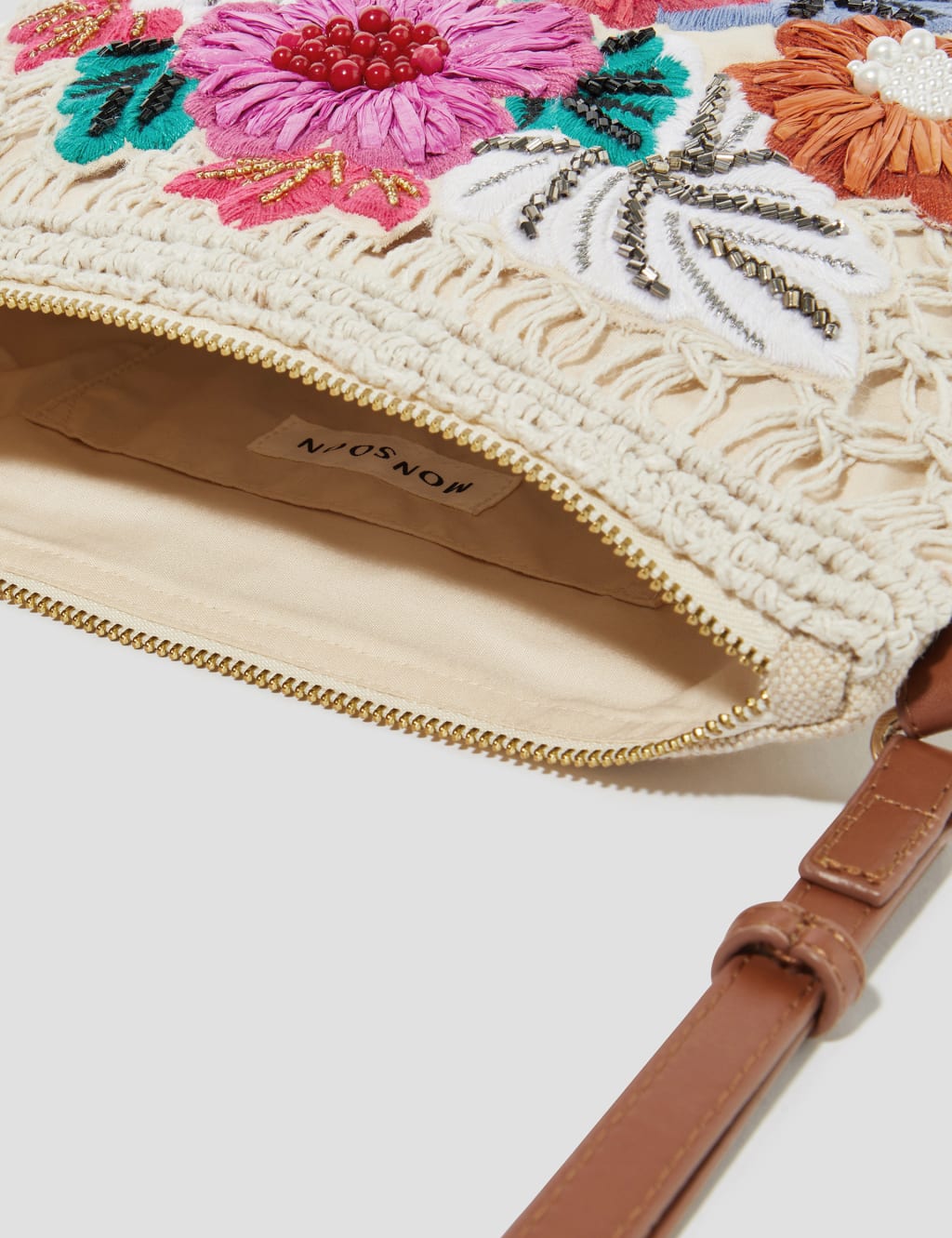 Pure Cotton Crochet Cross Body Bag 4 of 4