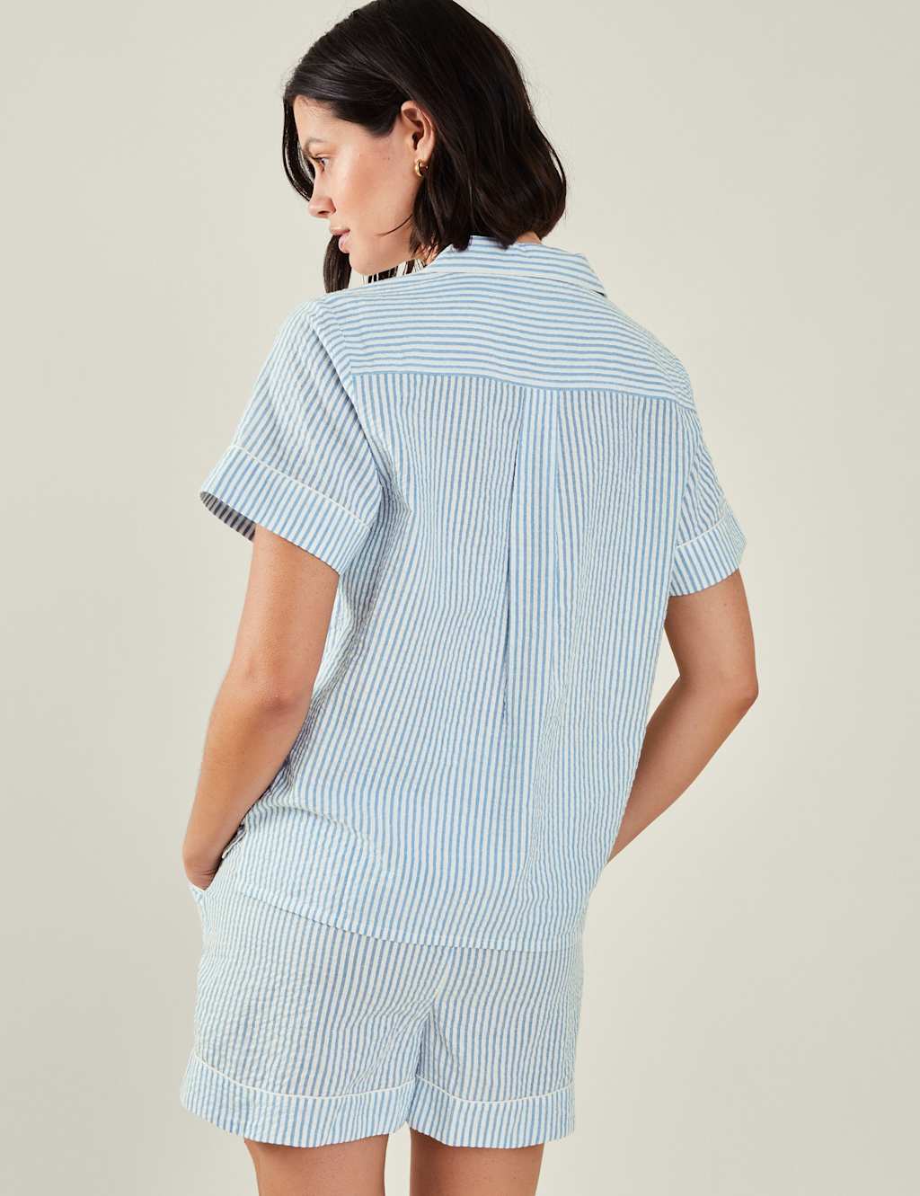 Pure Cotton Striped Pyjamas 3 of 4