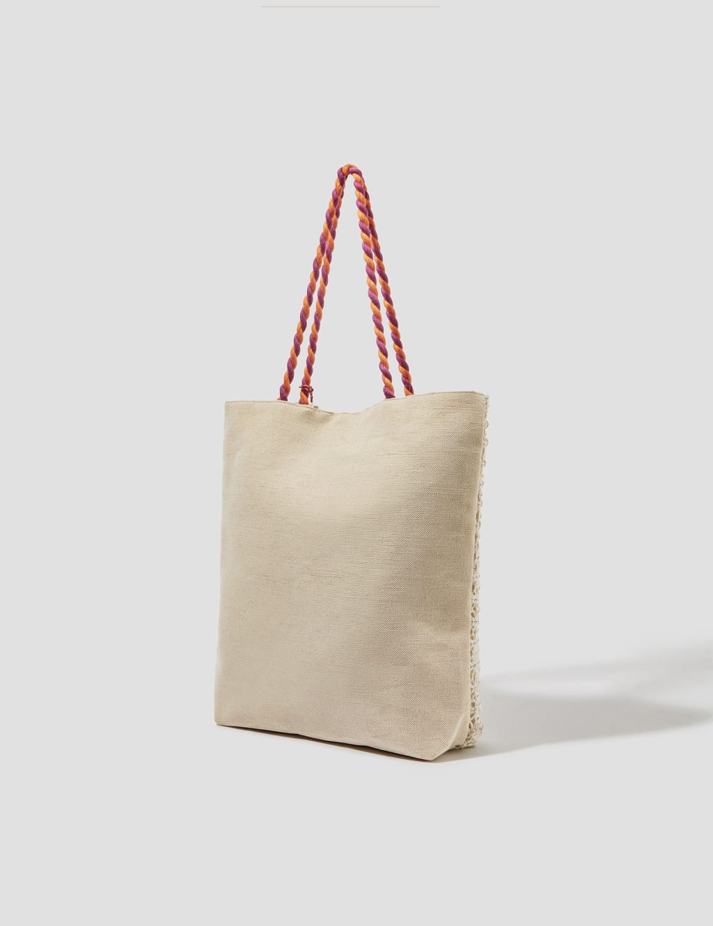 Pure Cotton Crochet Tote Bag 4 of 4