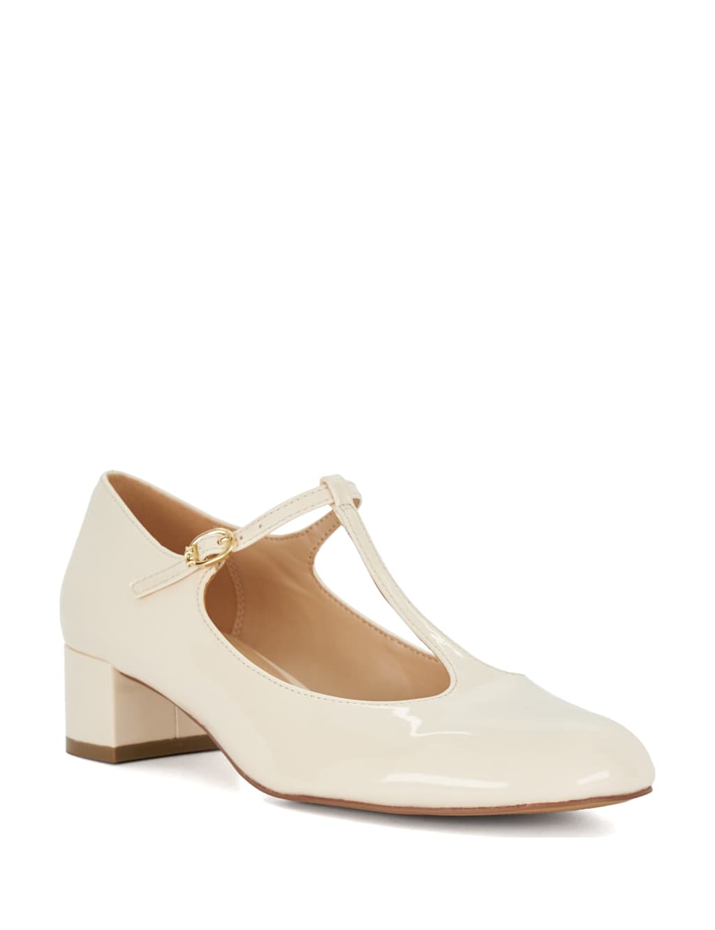 Patent Block Heel Mary Jane Shoes 3 of 5