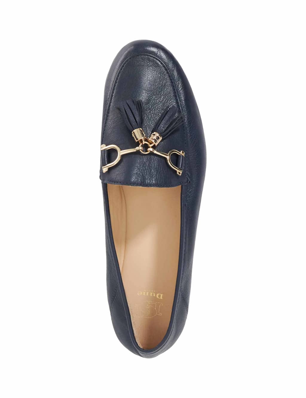 Leather Tassel Slip On Flat Loafers 2 of 5