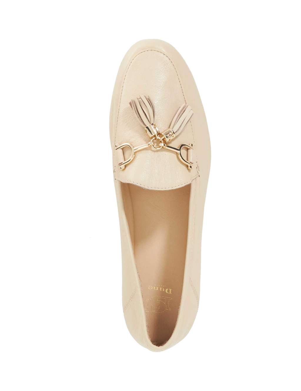 Leather Tassel Slip On Flat Loafers 2 of 5