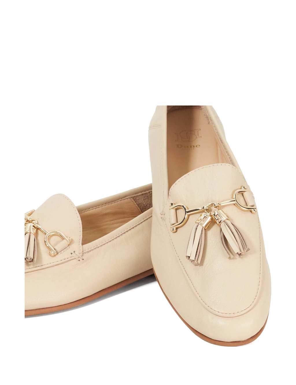 Leather Tassel Slip On Flat Loafers 5 of 5