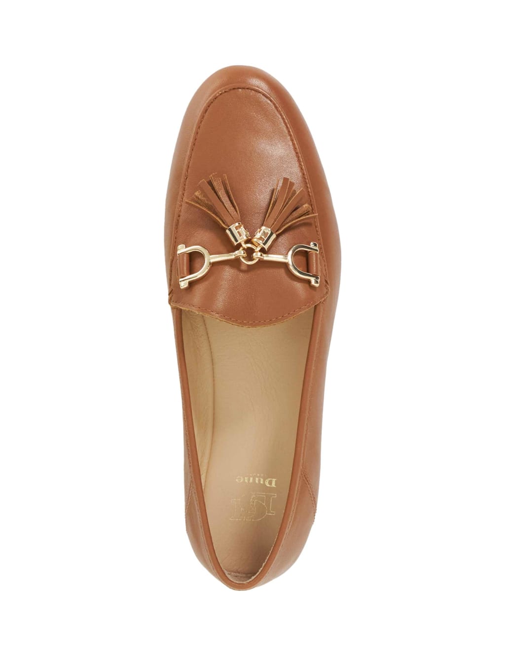 Leather Tassel Slip On Flat Loafers 2 of 5