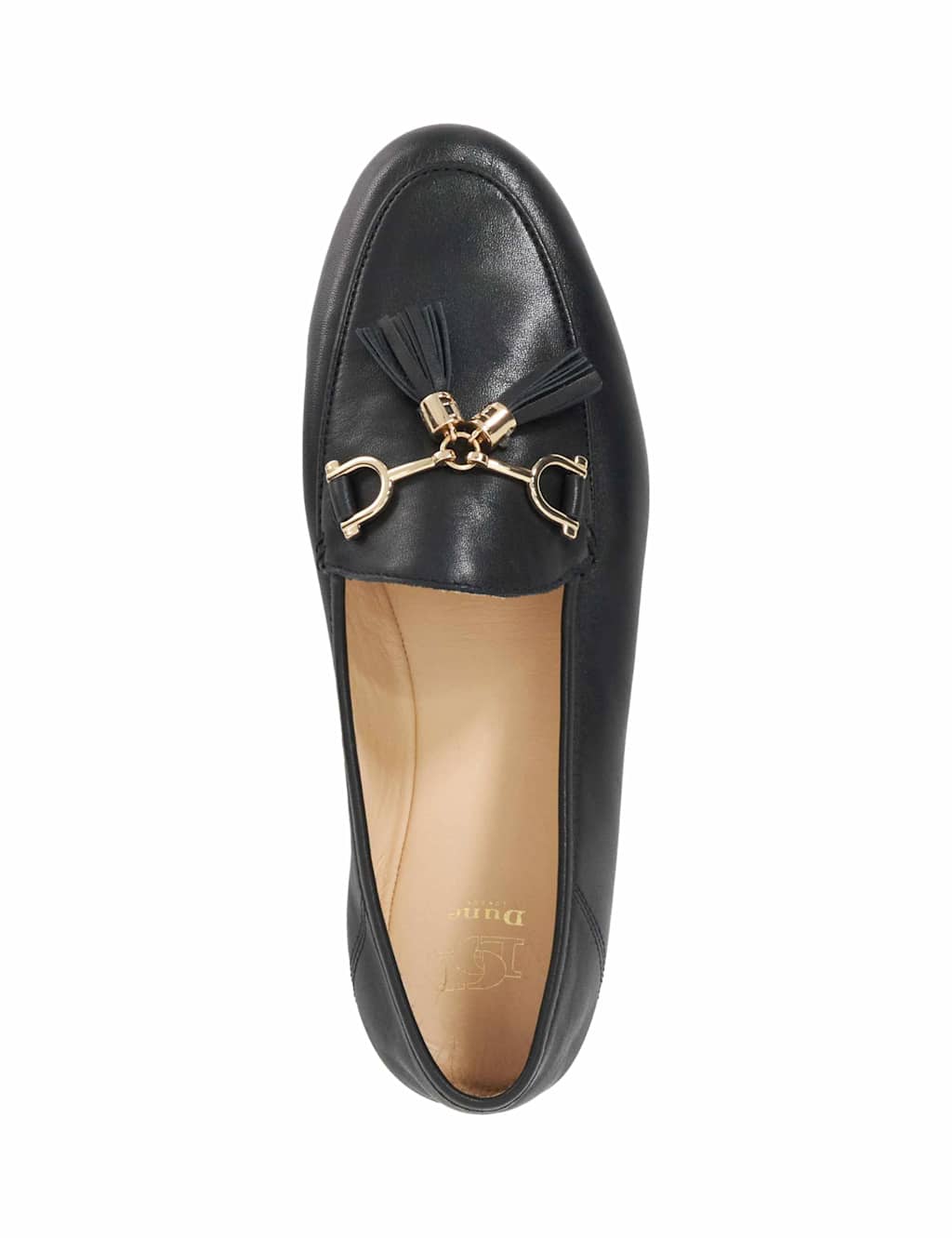 Leather Tassel Slip On Flat Loafers 2 of 5