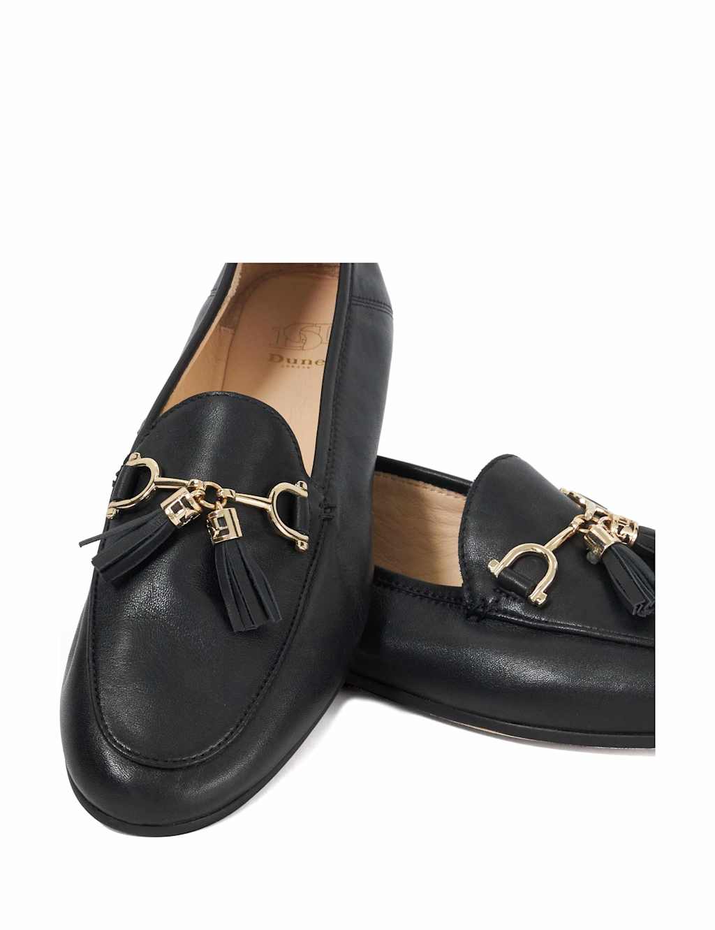 Leather Tassel Slip On Flat Loafers 5 of 5