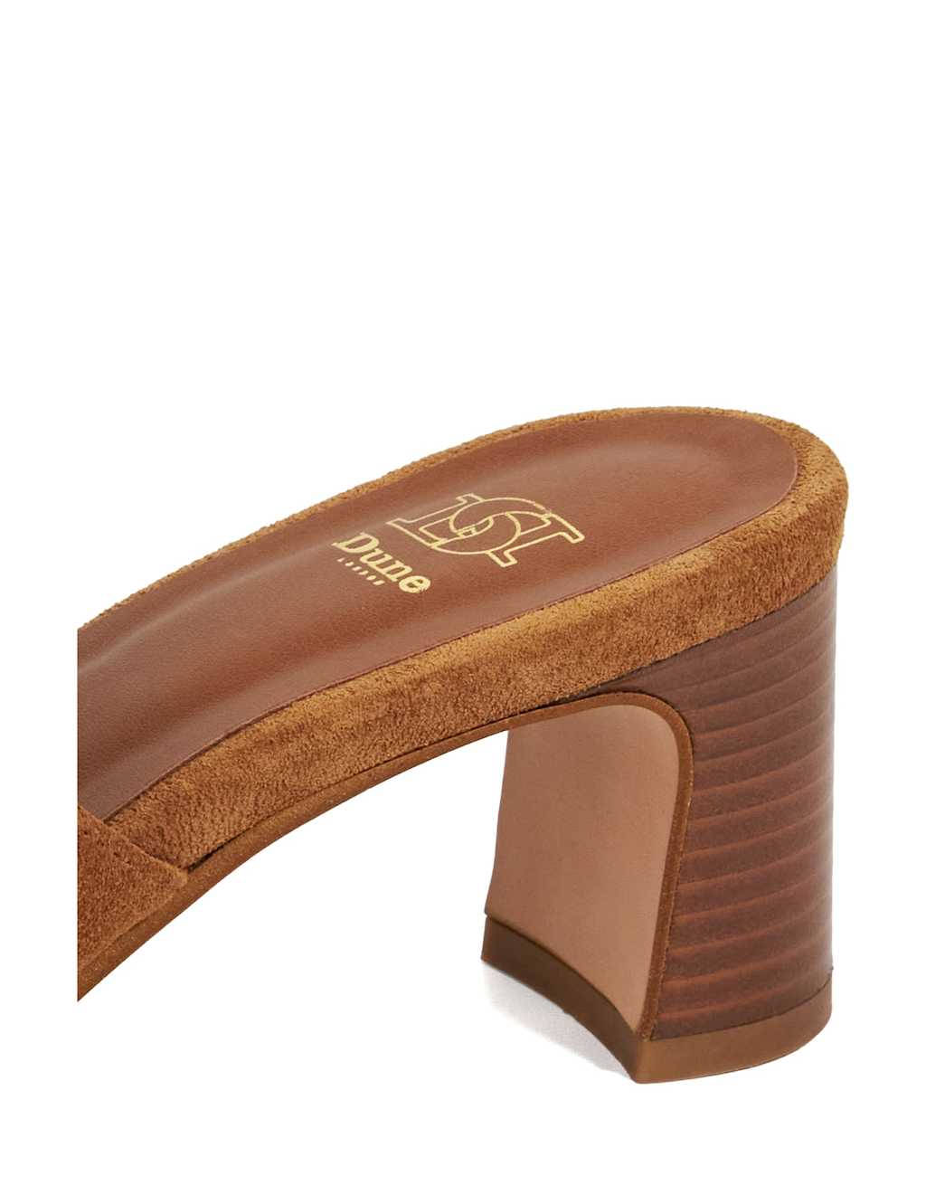 Suede Block Heel Mules 5 of 5