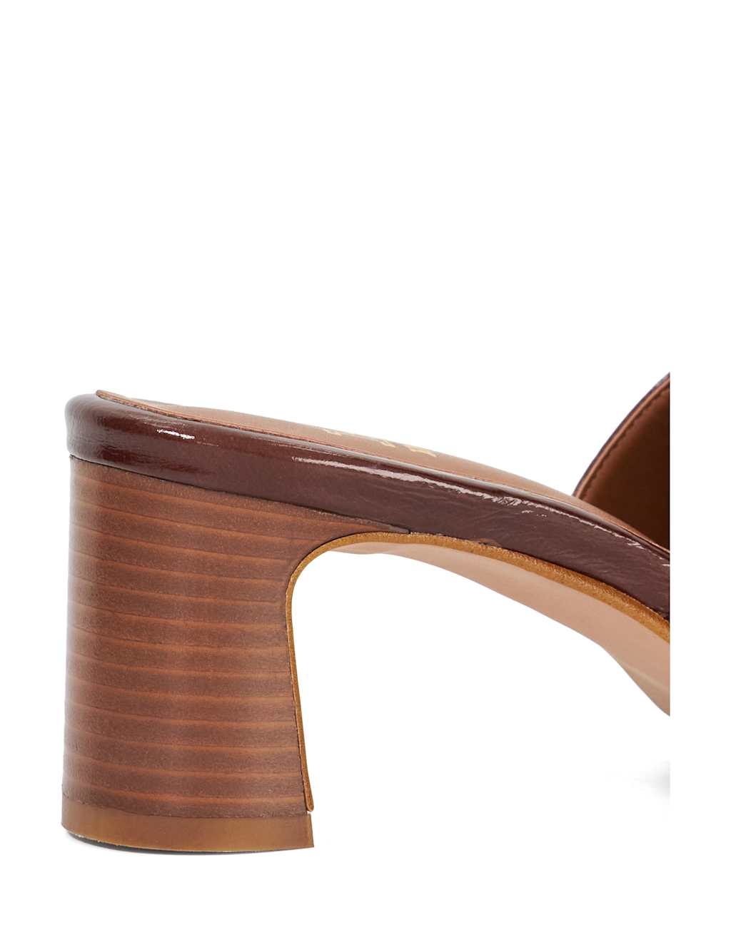 Leather Block Heel Mules 5 of 6