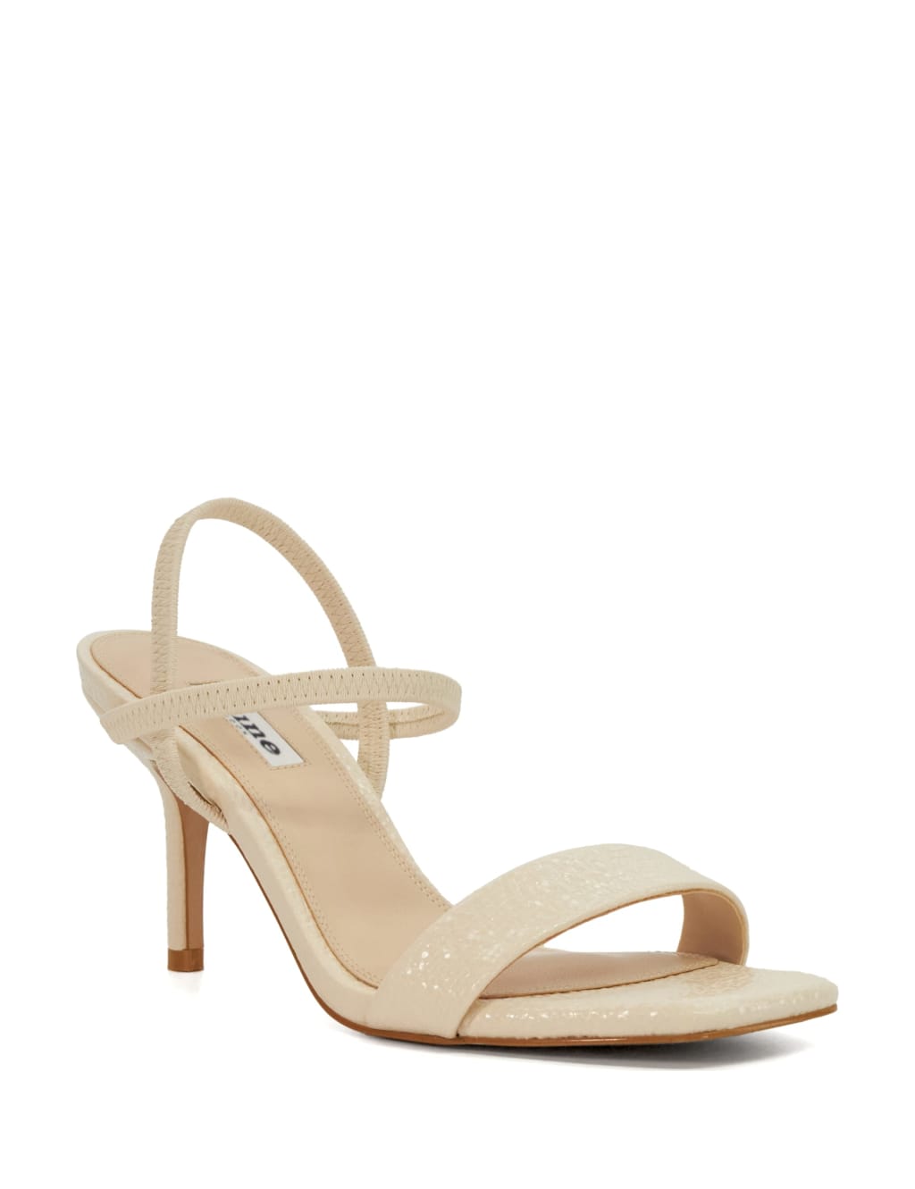 Patent Stiletto Heel Square Toe Sandals 3 of 5