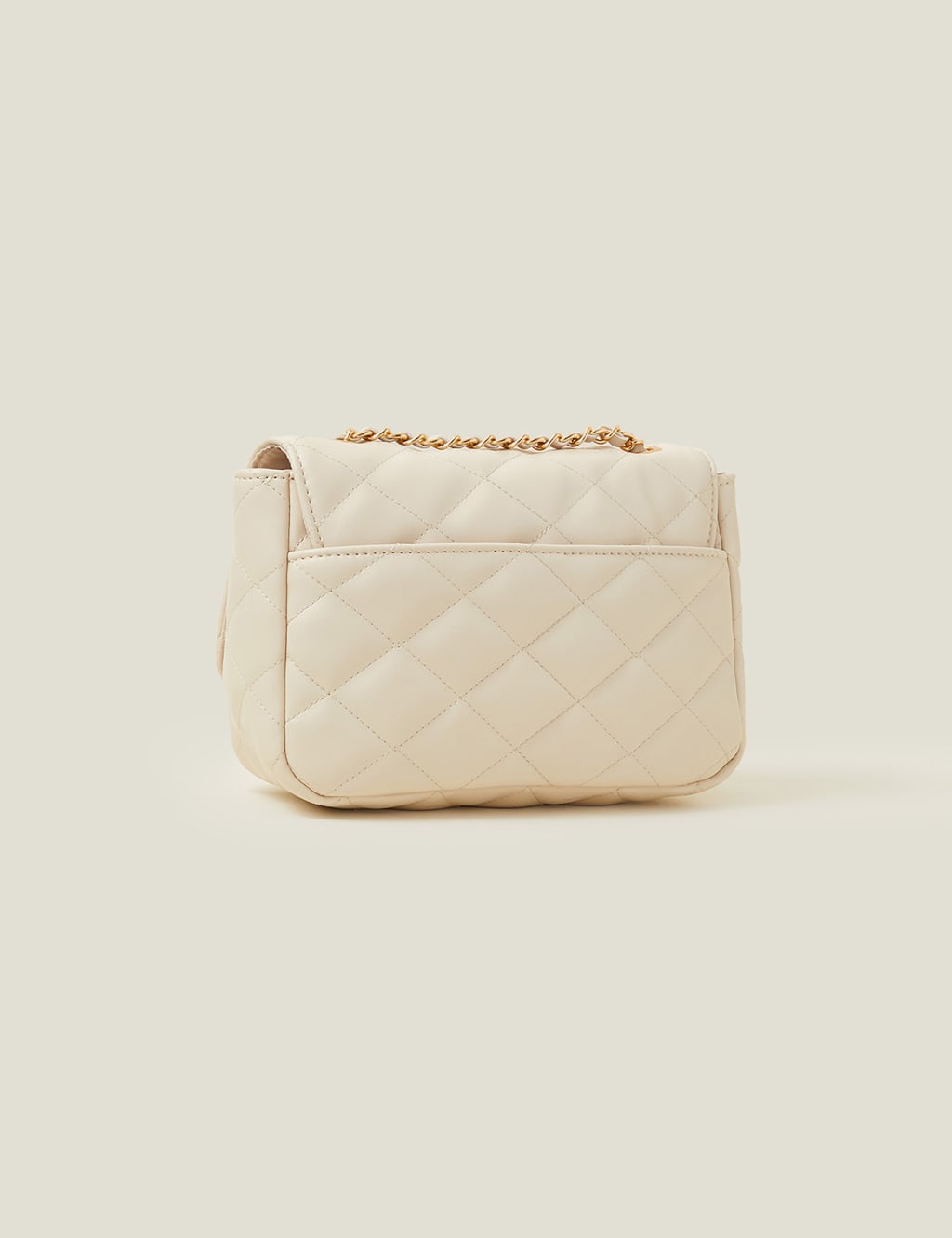 Quilted chain strap purse sale