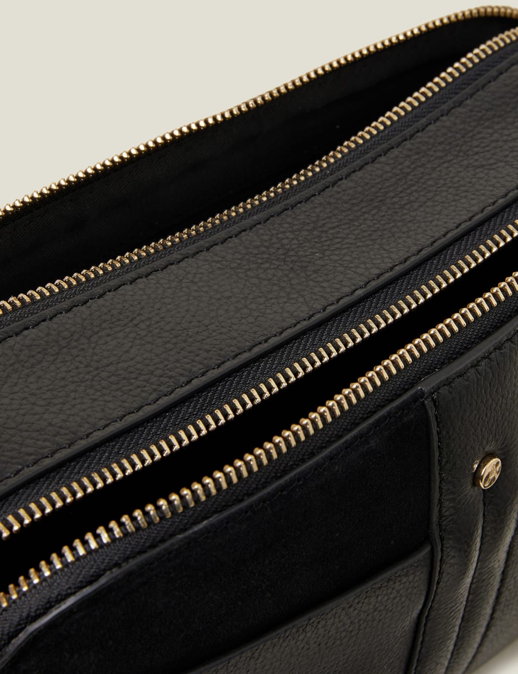 Leather Double Zip Cross Body Bag 4 of 4