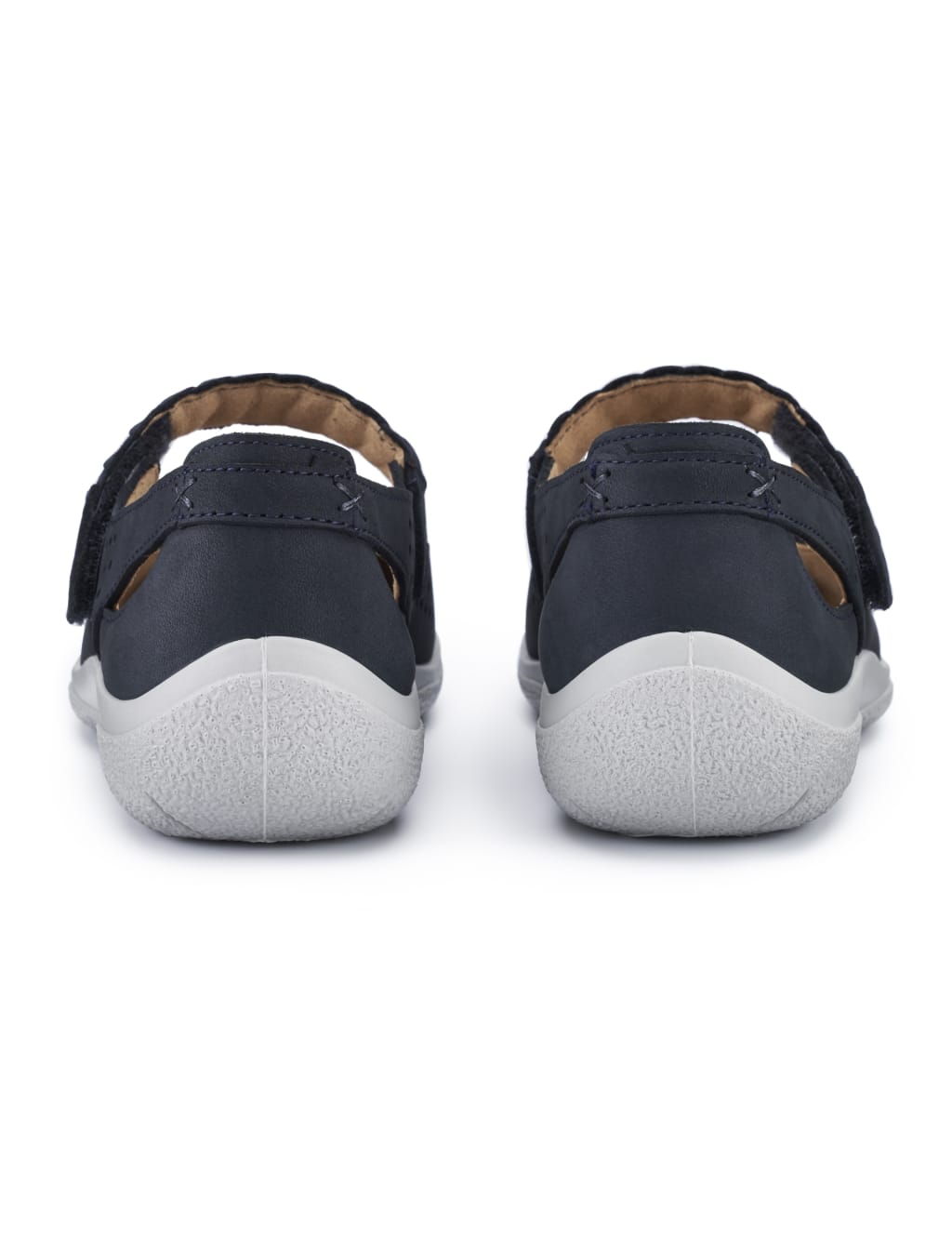 Quake II Extra Wide Fit Leather Rip Tape Flat Pumps 4 of 4