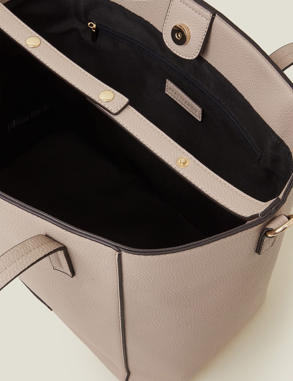 Faux Leather Bucket Shoulder Bag 4 of 4