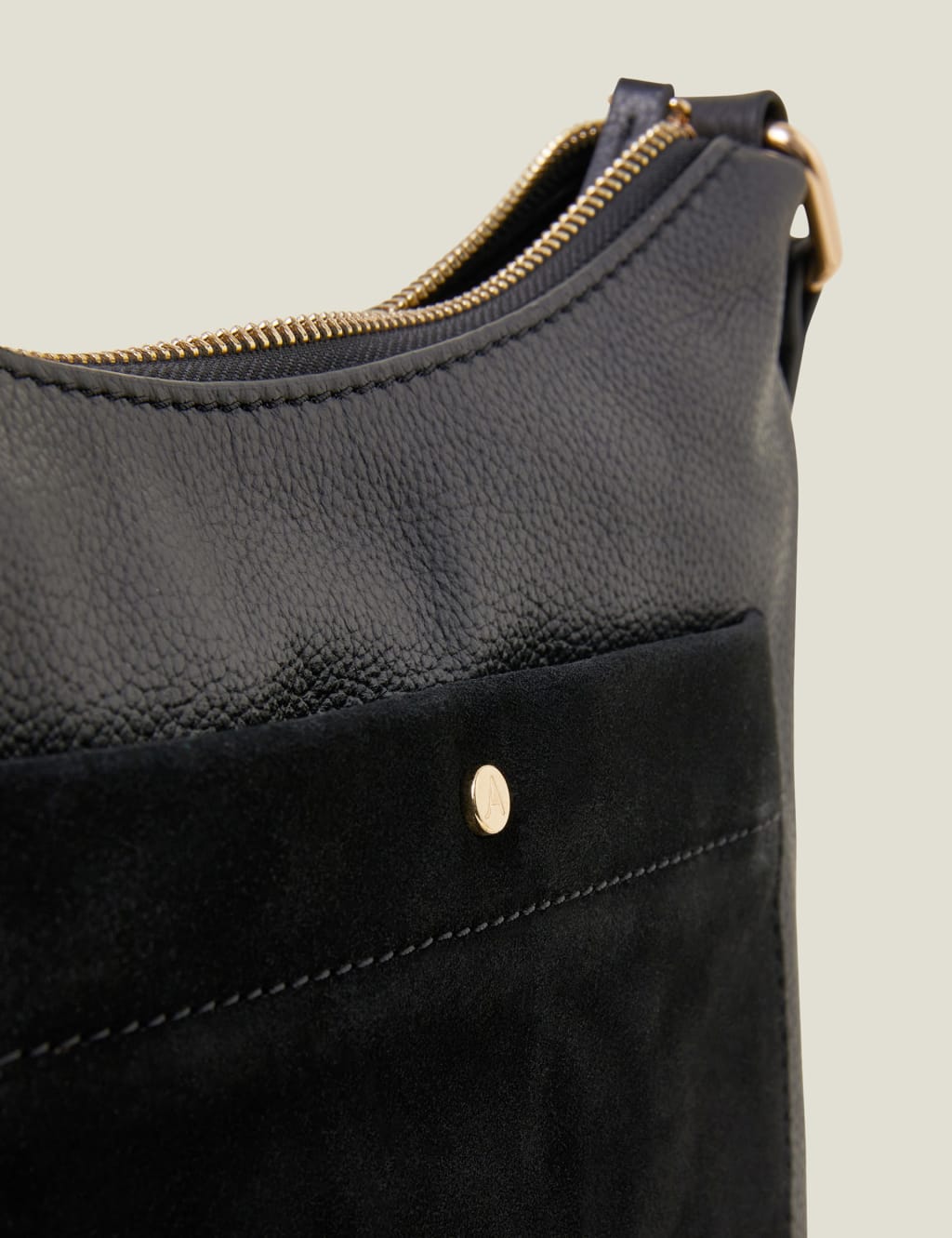 Leather Cross Body Messenger Bag 3 of 4