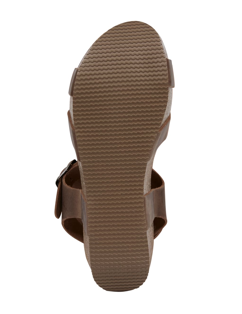 Leather Crossover Ankle Strap Wedge Sandals 6 of 6