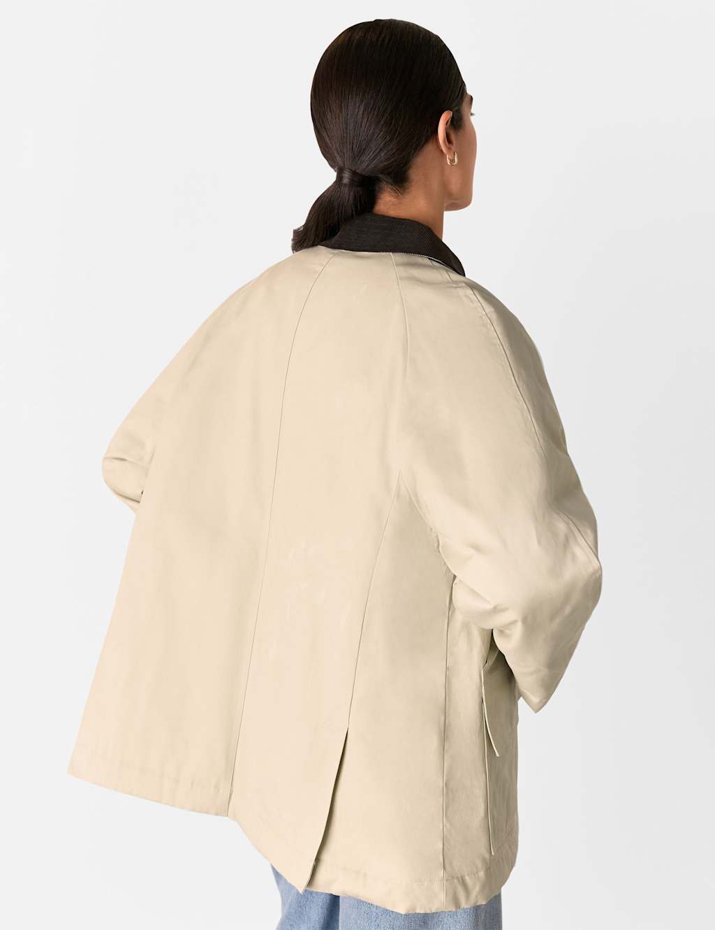 Waxed Pure Cotton Relaxed Utility Jacket 4 of 4