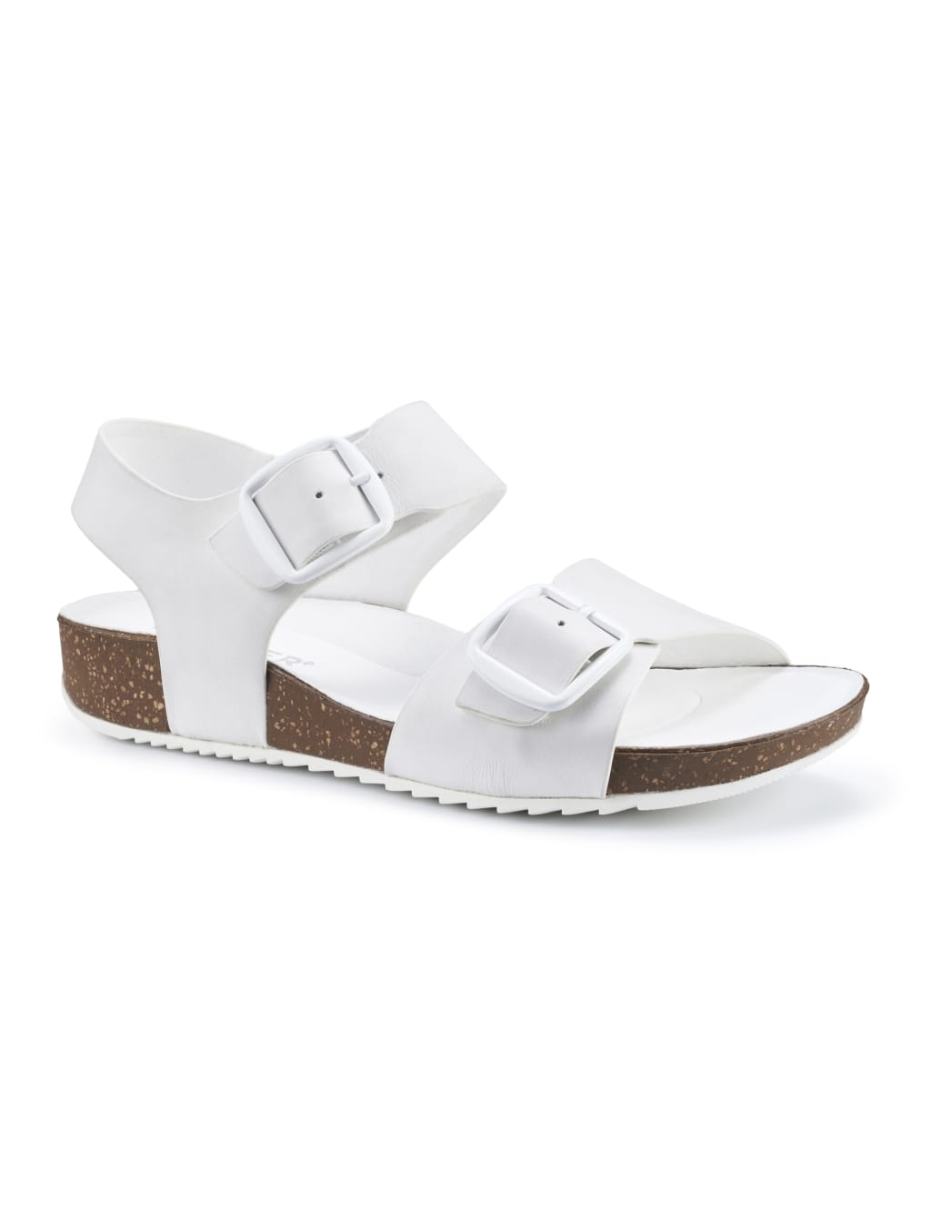 Tourist Leather Buckle Flat Sandals 2 of 4