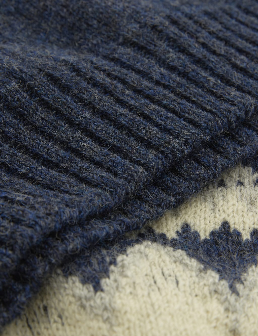 Pure Wool Fair Isle Funnel Neck Jumper 7 of 7