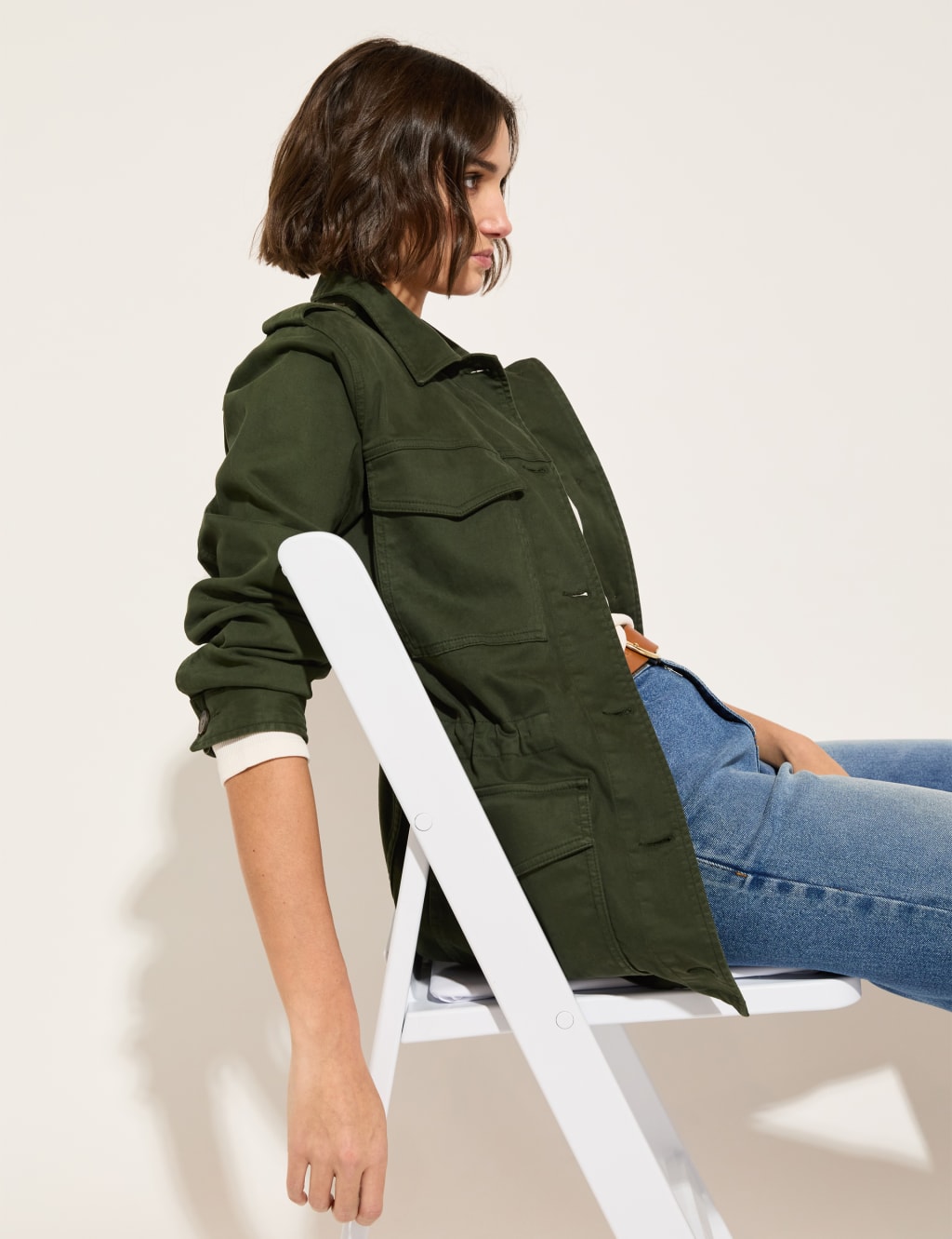 Cotton Rich Longline Utility Jacket 5 of 12