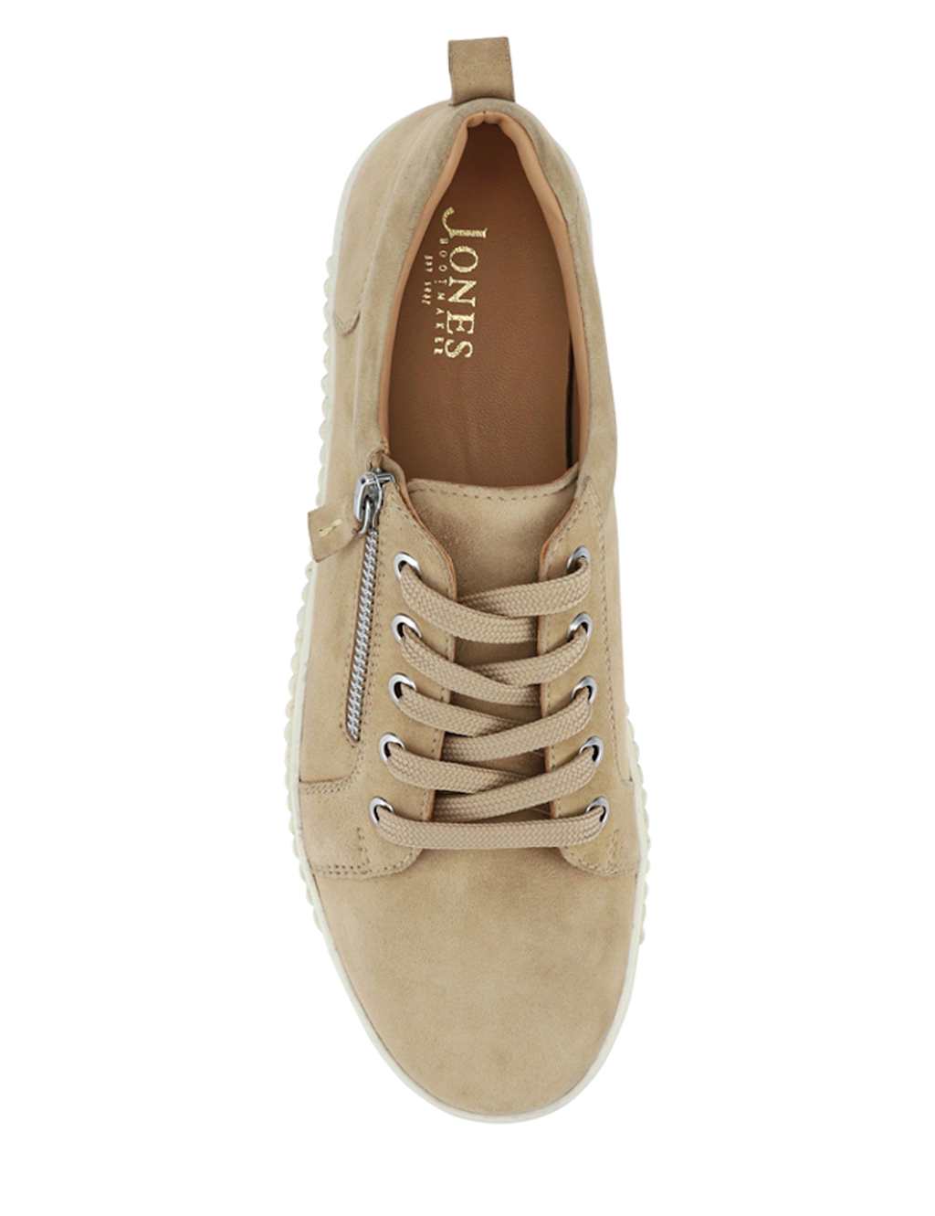Wide Fit Leather Side Detail Trainers 4 of 7